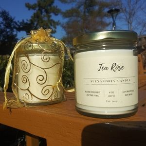 Tea Rose Soy Wax Candle - 8oz